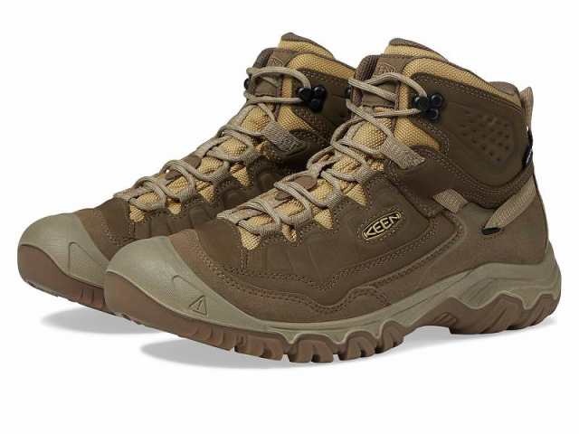 Keen キーン メンズ 男性用 シューズ 靴 ブーツ ハイキング トレッキング Targhee IV Mid WP Canteen/Khaki【送料無料】