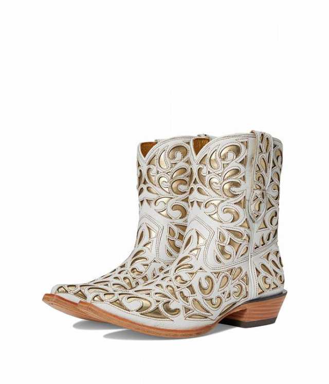 Ariat アリアト レディース 女性用 シューズ 靴 ブーツ ウエスタンブーツ Valentina Western Boots Classic Alabaster/Gold【送料無料】