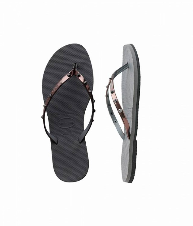 Havaianas ハワイアナス レディース 女性用 シューズ 靴 サンダル You Spike Sandals Grey Steel/Metallic Graphite【送料無料】