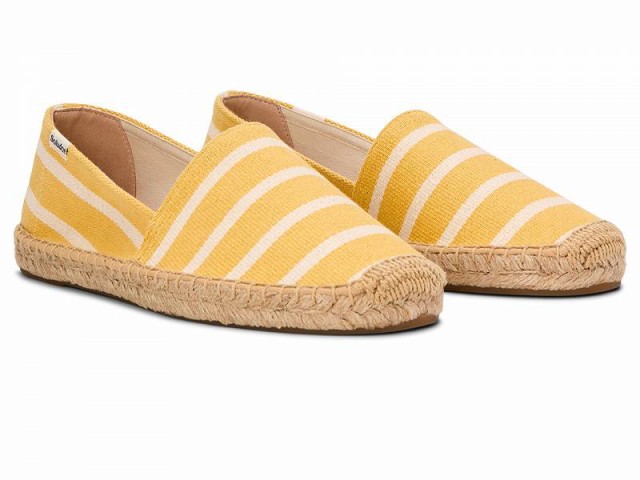 Soludos ソルドス レディース 女性用 シューズ 靴 ローファー ボートシューズ Original Espadrille Yellow / Ivory【送料無料】