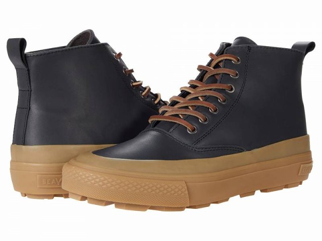 SeaVees シービーズ メンズ 男性用 シューズ 靴 ブーツ レースアップ 編み上げ Mammoth Boot Black【送料無料】