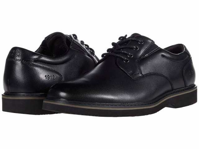 Nunn Bush ナンブッシュ メンズ 男性用 シューズ 靴 オックスフォード 紳士靴 通勤靴 Denali Plain Toe Oxford Black【送料無料】