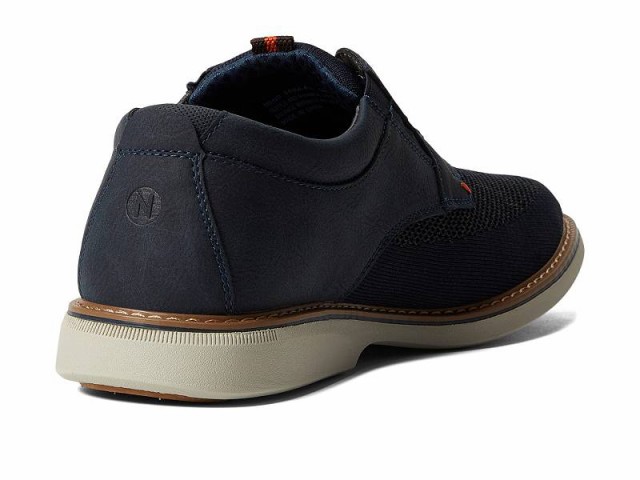 Nunn Bush ナンブッシュ メンズ 男性用 シューズ 靴 オックスフォード 紳士靴 通勤靴 Otto Knit Plain Toe Oxford Navy【送料無料】