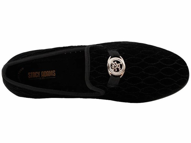 Stacy Adams ステーシーアダムス メンズ 男性用 シューズ 靴 ローファー Valet Velour Slip-On Loafer  Black【送料無料】｜au PAY マーケット