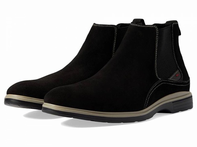 Stacy Adams ステーシーアダムス メンズ 男性用 シューズ 靴 ブーツ チェルシーブーツ Tigran Chelsea Boot Black【送料無料】