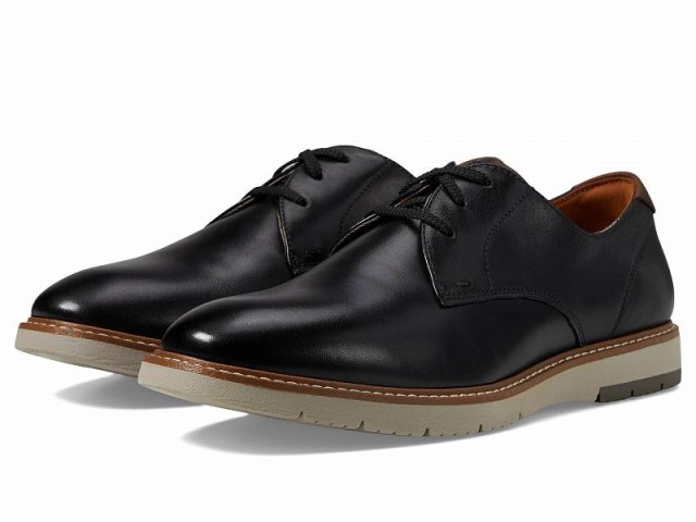 Florsheim フローシャイム メンズ 男性用 シューズ 靴 オックスフォード 紳士靴 通勤靴 Vibe Plain Toe Oxford Black【送料無料】