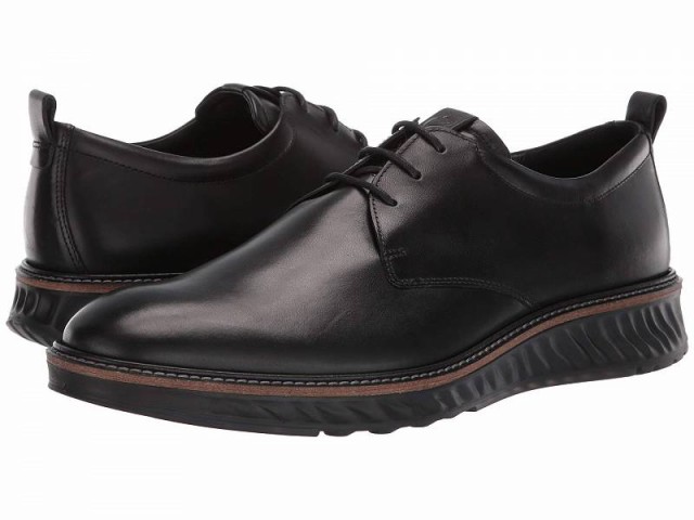 ECCO エコー メンズ 男性用 シューズ 靴 オックスフォード 紳士靴 通勤靴 ST1 Hybrid Plain Toe Tie Black【送料無料】