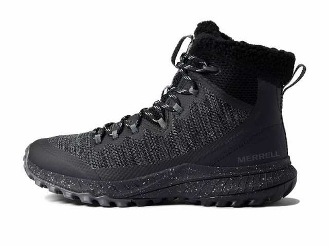 Merrell メレル レディース 女性用 シューズ 靴 ブーツ スノーブーツ Bravada Knit Bluff Polar Waterproof  Black【送料無料】｜au PAY マーケット