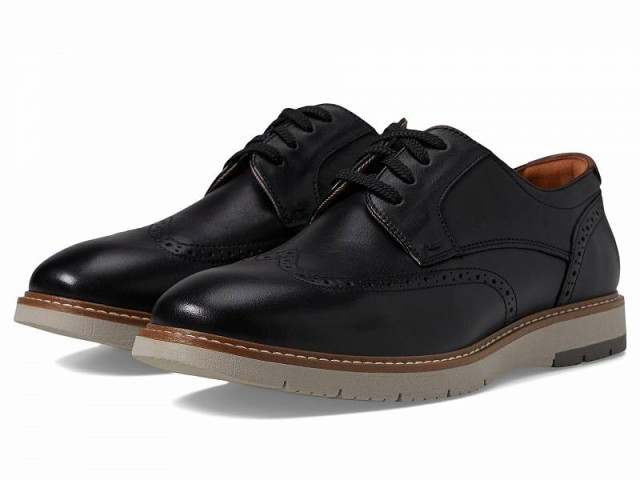 Florsheim フローシャイム メンズ 男性用 シューズ 靴 オックスフォード 紳士靴 通勤靴 Vibe Wing Tip Oxford Black【送料無料】