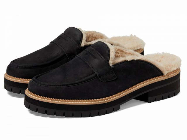 TOMS トムス レディース 女性用 シューズ 靴 ローファー ボートシューズ Cara Mule Black【送料無料】