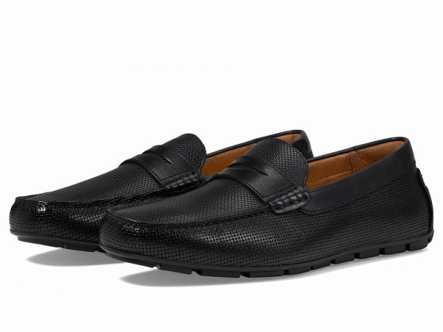 Florsheim フローシャイム メンズ 男性用 シューズ 靴 ローファー Motor Moc Toe Penny Driver Black【送料無料】