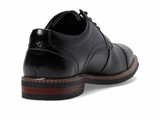 Nunn Bush ナンブッシュ メンズ 男性用 シューズ 靴 オックスフォード 紳士靴 通勤靴 Calderone Cap Toe Oxford Black【送料無料】