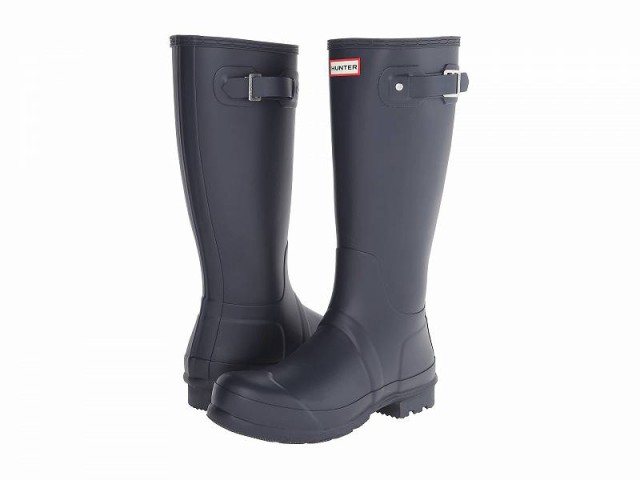 HUNTER ハンター メンズ 男性用 シューズ 靴 ブーツ レインブーツ Original Tall Rain Boots Navy【送料無料】