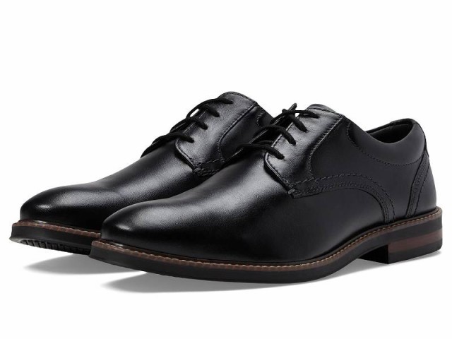 Nunn Bush ナンブッシュ メンズ 男性用 シューズ 靴 オックスフォード 紳士靴 通勤靴 Calderone Plain Toe Oxford Black【送料無料】