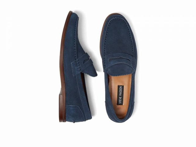 Steve Madden スティーブマデン メンズ 男性用 シューズ 靴 ローファー Ramsee Navy【送料無料】