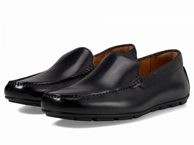 Florsheim フローシャイム メンズ 男性用 シューズ 靴 ローファー Motor Moc Toe Venetian Driver Black【送料無料】