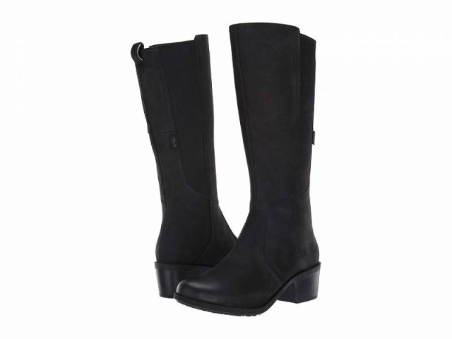 Teva テバ レディース 女性用 シューズ 靴 ブーツ ミッドカフ Anaya Tall WP Black【送料無料】