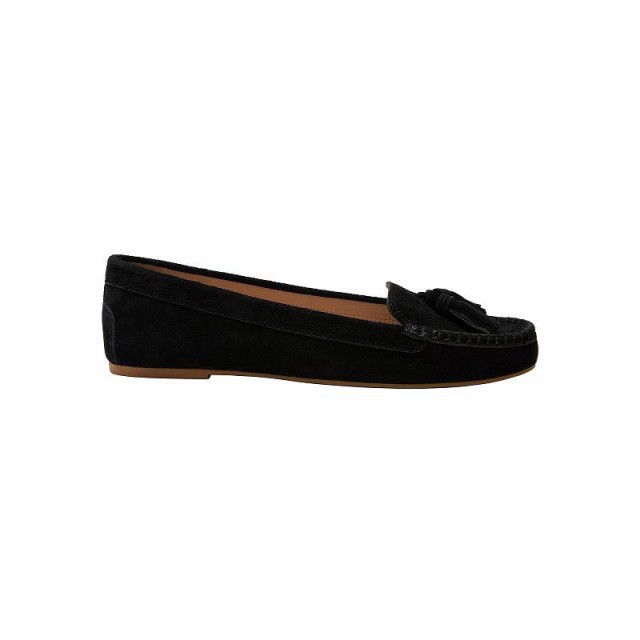 Jack Rogers ジャックロジャース レディース 女性用 シューズ 靴 フラット Melnick Tassel Moc Suede Black【送料無料】