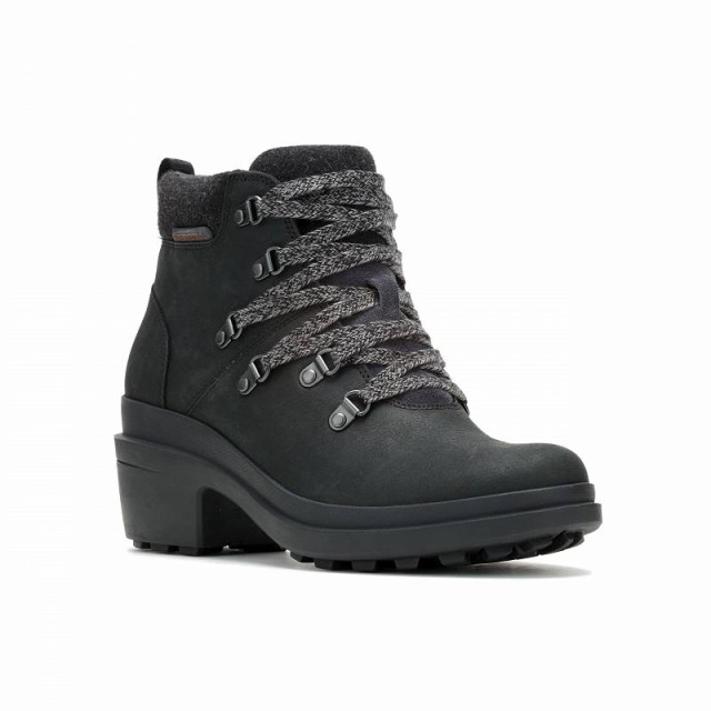 Merrell メレル レディース 女性用 シューズ 靴 ブーツ アンクル ショートブーツ Chateau III Lace Waterproof Black【送料無料】