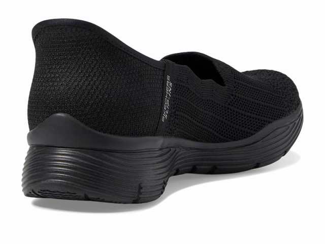 SKECHERS スケッチャーズ レディース 女性用 シューズ 靴 フラット Seager Believe It Hands Free Slip-Ins Black【送料無料】