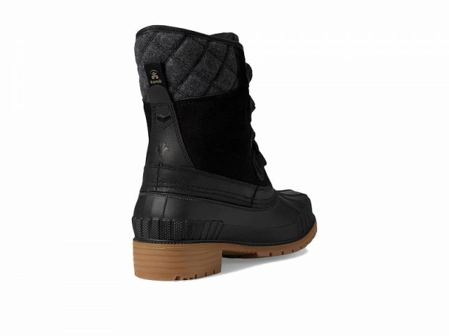 Kamik カミック レディース 女性用 シューズ 靴 ブーツ スノーブーツ Sienna Mid S Black【送料無料】