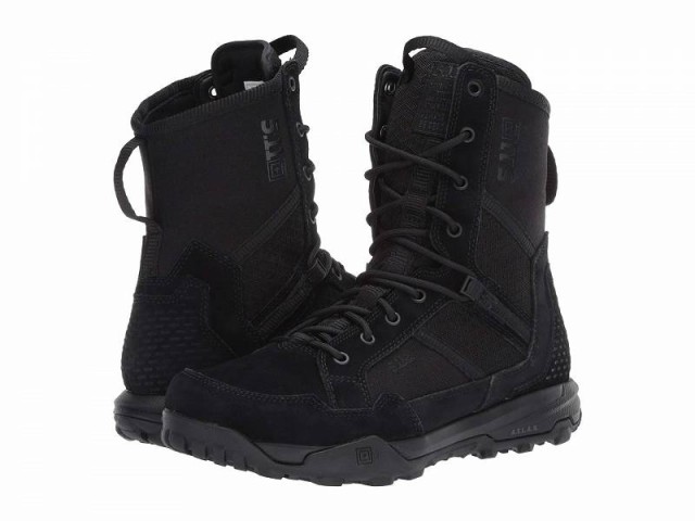 5.11 Tactical ファイブイレブンタクティカル メンズ 男性用 シューズ 靴 ブーツ ワークブーツ A/T 8 Boot Black【送料無料】