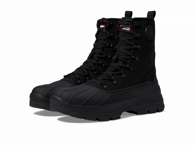 HUNTER ハンター メンズ 男性用 シューズ 靴 ブーツ レインブーツ Explorer Desert Boot Black【送料無料】