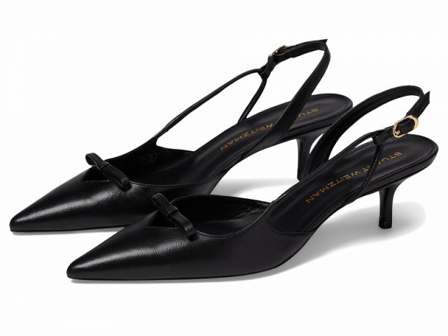 Stuart Weitzman スチュアートワイツマン レディース 女性用 シューズ 靴 ヒール Tully 50 Slingback Black【送料無料】