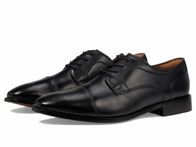 Florsheim フローシャイム メンズ 男性用 シューズ 靴 オックスフォード 紳士靴 通勤靴 Conetta Cap Toe Oxford Black【送料無料】