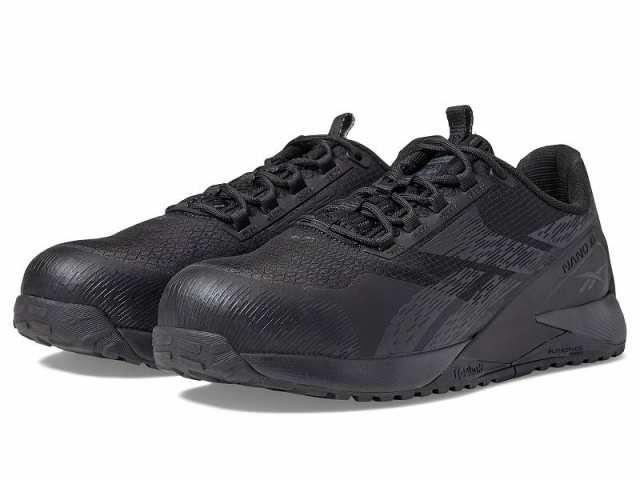 Reebok Work リーボック メンズ 男性用 シューズ 靴 スニーカー 運動靴 Nano X1 Adventure Work EH Comp Toe Black【送料無料】