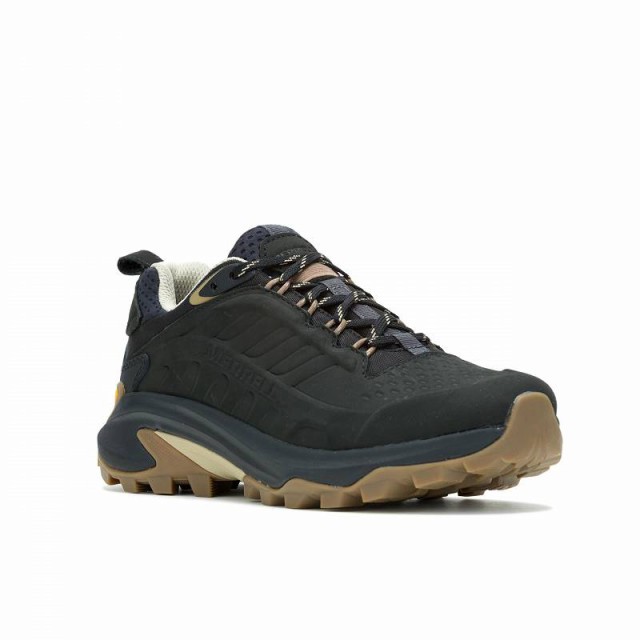 Merrell メレル レディース 女性用 シューズ 靴 ブーツ ハイキング トレッキング Moab Speed 2 Leather Waterproof Black【送料無料】