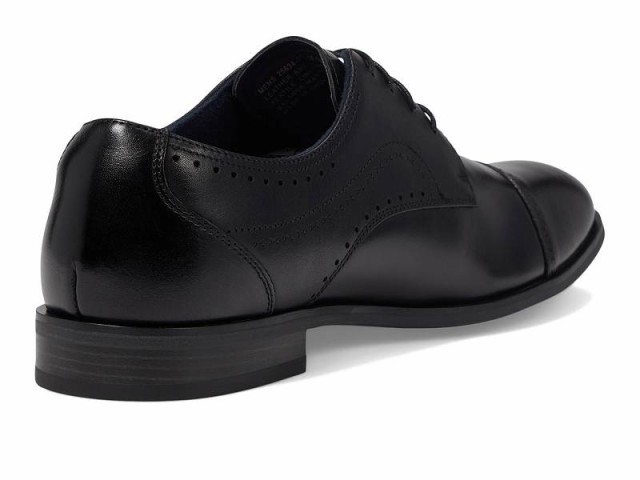 Stacy Adams ステーシーアダムス メンズ 男性用 シューズ 靴 オックスフォード 紳士靴 通勤靴 Bryant Cap Toe Lace-Up Black【送料無料】