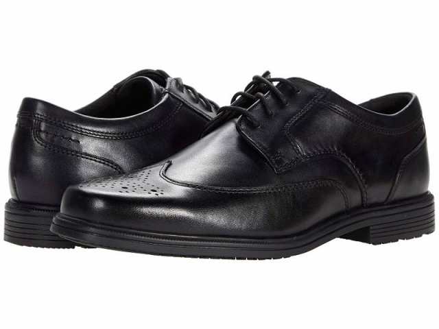 Rockport ロックポート メンズ 男性用 シューズ 靴 オックスフォード 紳士靴 通勤靴 Taylor Waterproof Wing Tip Black【送料無料】の通販は