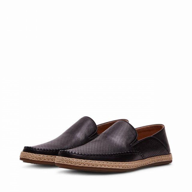 Steve Madden スティーブマデン メンズ 男性用 シューズ 靴 ローファー Caydenn Black【送料無料】