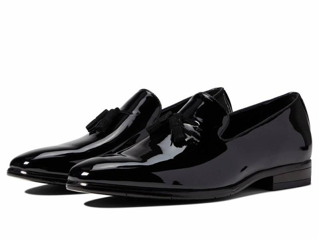 Stacy Adams ステーシーアダムス メンズ 男性用 シューズ 靴 ローファー Phoenix Tassel Slip-On Loafer Black【送料無料】