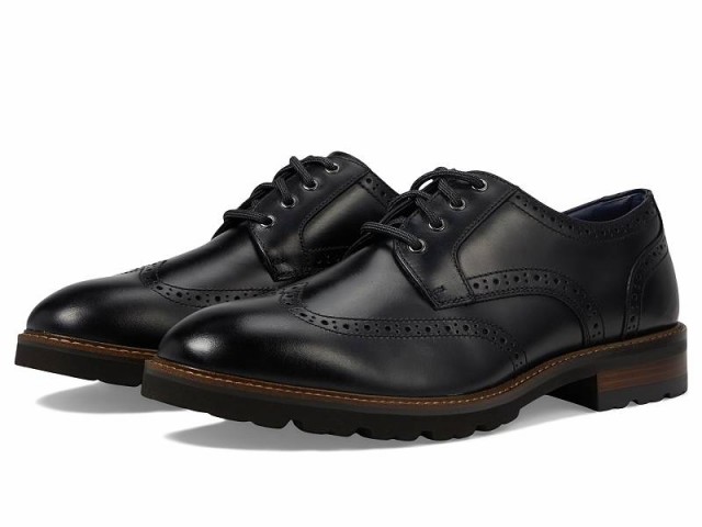 Florsheim フローシャイム メンズ 男性用 シューズ 靴 オックスフォード 紳士靴 通勤靴 Renegade Wing Tip Oxford Black【送料無料】