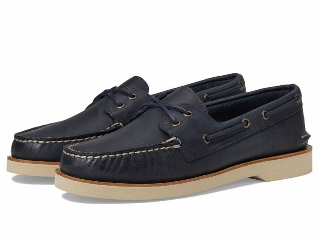 Sperry スペリー メンズ 男性用 シューズ 靴 ボートシューズ Authentic Original Double Sole Cross Lace Navy【送料無料】