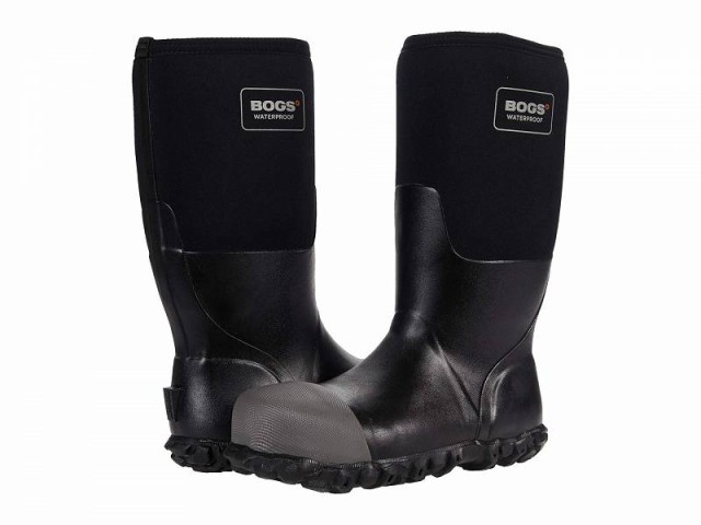 Bogs ボグス メンズ 男性用 シューズ 靴 ブーツ ワークブーツ Mesa Steel Toe Black【送料無料】