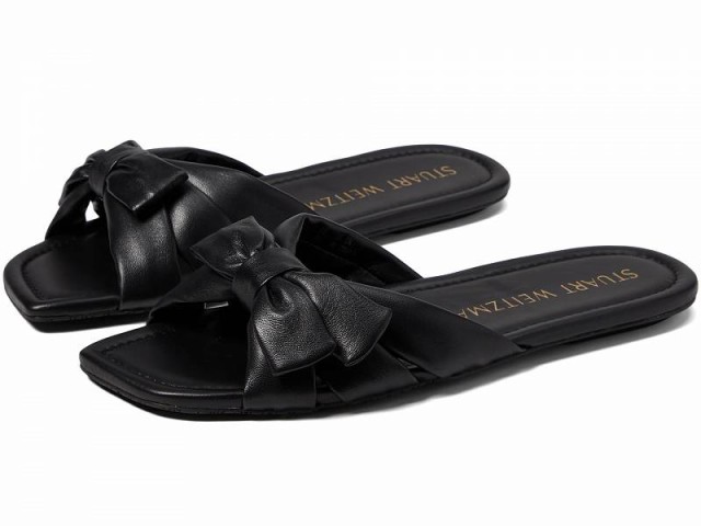 Stuart Weitzman スチュアートワイツマン レディース 女性用 シューズ 靴 サンダル Sofia Slide Black【送料無料】