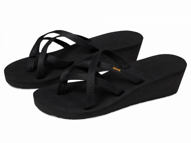 Teva テバ レディース 女性用 シューズ 靴 ヒール Mush Mandlyn Wedge Ola 2 Black【送料無料】