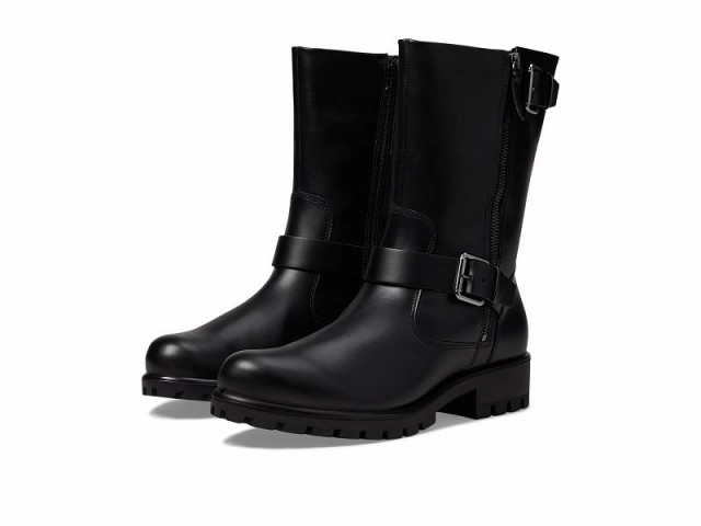 ECCO エコー レディース 女性用 シューズ 靴 ブーツ ライダーブーツ Modtray Moto Boot Black【送料無料】