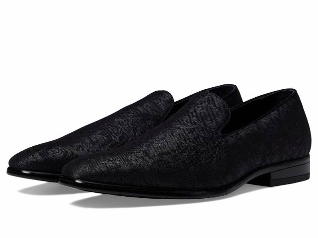 Stacy Adams ステーシーアダムス メンズ 男性用 シューズ 靴 ローファー Savino Slip-On Loafer Black【送料無料】