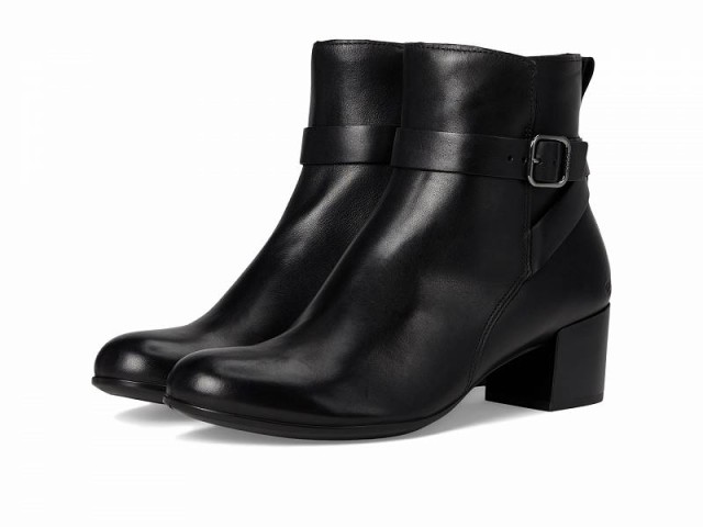 ECCO エコー レディース 女性用 シューズ 靴 ブーツ アンクル ショートブーツ Dress Classic 35 mm Buckle Ankle Boot Black【送料無料】