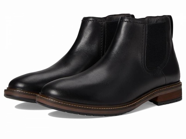 Florsheim フローシャイム メンズ 男性用 シューズ 靴 ブーツ アンクル ショートブーツ Forge Plain Toe Gore Boot Black【送料無料】