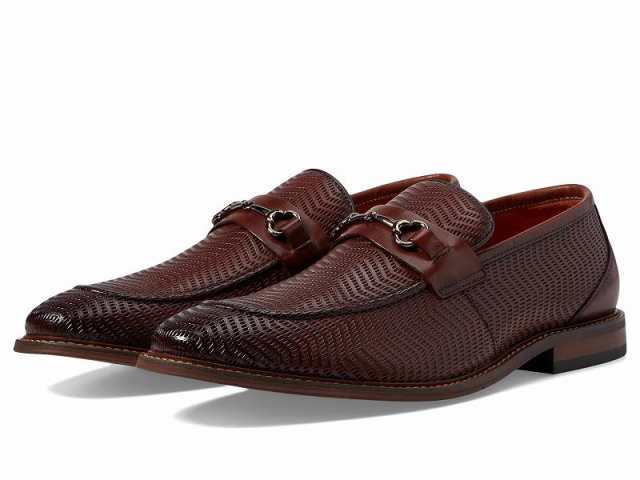 Stacy Adams ステーシーアダムス メンズ 男性用 シューズ 靴 オックスフォード 紳士靴 通勤靴 Madsen Moc Toe Bit Slip-On【送料無料】