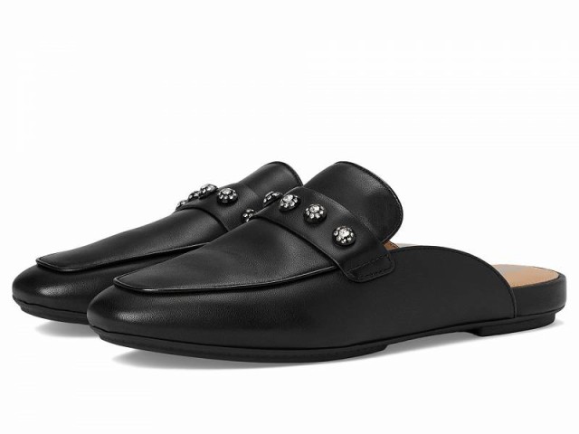 FitFlop フィットフロップ レディース 女性用 シューズ 靴 フラット Delicato Crystal-Cluster Soft Leather Mules Black【送料無料】