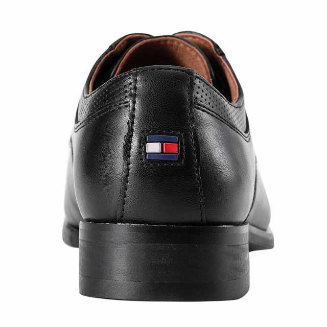 Tommy Hilfiger トミー ヒルフィガー メンズ 男性用 シューズ 靴 オックスフォード 紳士靴 通勤靴 Sanoro Black【送料無料】