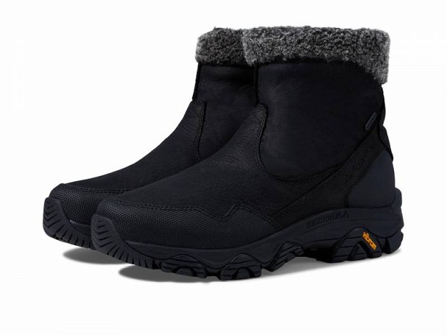 Merrell メレル レディース 女性用 シューズ 靴 ブーツ スノーブーツ Coldpack 3 Thermo Mid Zip Waterproof Black【送料無料】