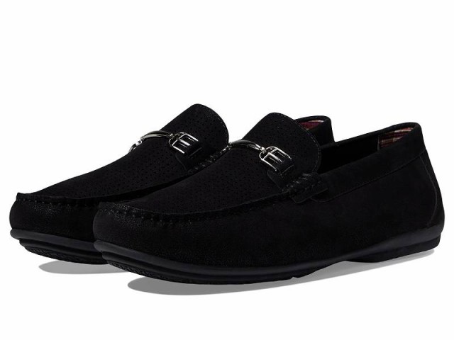 Stacy Adams ステーシーアダムス メンズ 男性用 シューズ 靴 ローファー Corley Driving Moc Black【送料無料】