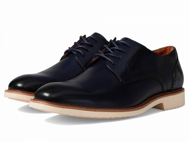 Stacy Adams ステーシーアダムス メンズ 男性用 シューズ 靴 オックスフォード 紳士靴 通勤靴 Wescott Lace-Up Navy【送料無料】